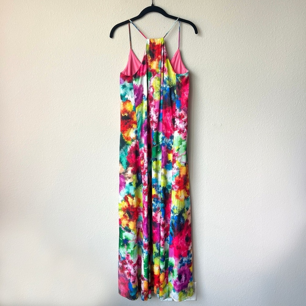 Nicole Miller Multicolor Abstract Dress NWT 18-20 PTP - Picture 4 of 9